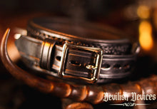 Load image into Gallery viewer, Leather Spiked Formal Slave Collar