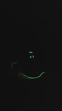 Load and play video in Gallery viewer, Glow In The Dark Leather Ghost- Henrietta The Free Spirit