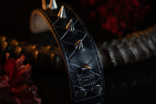 Load image into Gallery viewer, Handmade Spiked Leather Cuff Bracelet