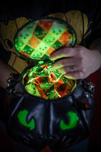 Load image into Gallery viewer, (Made-to-order)Handmade Leather Pumpkin Bag-Black Cat