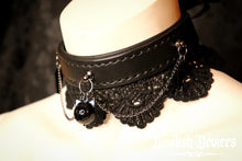 Load image into Gallery viewer, Leather Mourning Collar-(Made To Order)