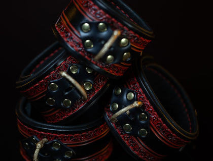 Leather Bondage Cuffs