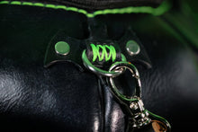 Load image into Gallery viewer, Vintage Face Black &amp; Green Glow In the Dark Pumpkin Bag
