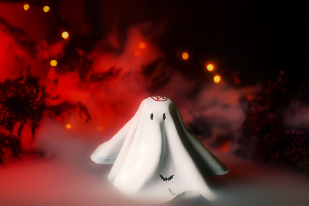 Glow In The Dark Leather Ghost- Henrietta The Free Spirit