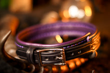 Load image into Gallery viewer, Black &amp; Purple Filigree Play Collar
