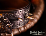 Leather Spiked Formal Slave Collar