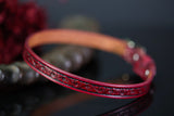 Discreet Leather BDSM Day Collar-Filigree