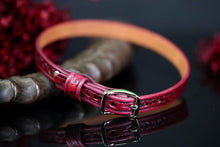 Load image into Gallery viewer, Discreet Leather BDSM Day Collar-Filigree
