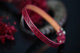 Discreet Leather BDSM Day Collar-Filigree