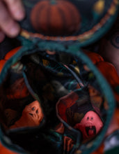 Load image into Gallery viewer, Handmade Leather Pumpkin Bag-Orange Cat
