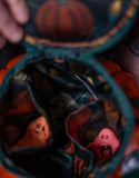 Leather Pumpkin Bag: Orange Pumpkin Cat