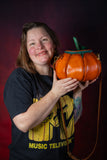 Leather Pumpkin Bag: Natural-MADE TO ORDER