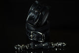 Leather BDSM Wrist Cuff Set: Black - READY TO SHIP