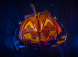 Leather Pumpkin Bag: Classic Jack-Weathered Orange & Yellow