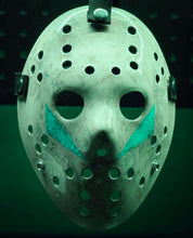 Load image into Gallery viewer, Hocky mask-blue cheverons
