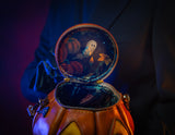 Leather Pumpkin Bag: Classic Jack-Weathered Orange & Yellow
