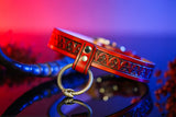 Leather Ouroboros BDSM Collar