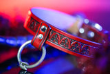 Leather Ouroboros BDSM Collar