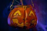 Leather Pumpkin Bag: Classic Jack-Weathered Orange & Yellow