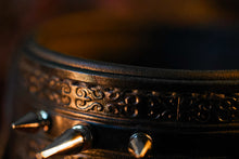 Load image into Gallery viewer, Leather Spiked Formal Slave Collar

