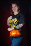 Leather Pumpkin Bag: Natural-MADE TO ORDER