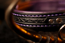 Load image into Gallery viewer, Black &amp; Purple Filigree Play Collar
