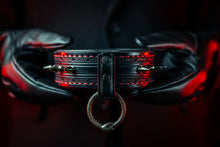 Load image into Gallery viewer, Leather BDSM Slave Collar-Ouroboros-Spikes

