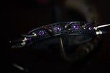 Leather Choker Necklace -Spikes & Rhinestones